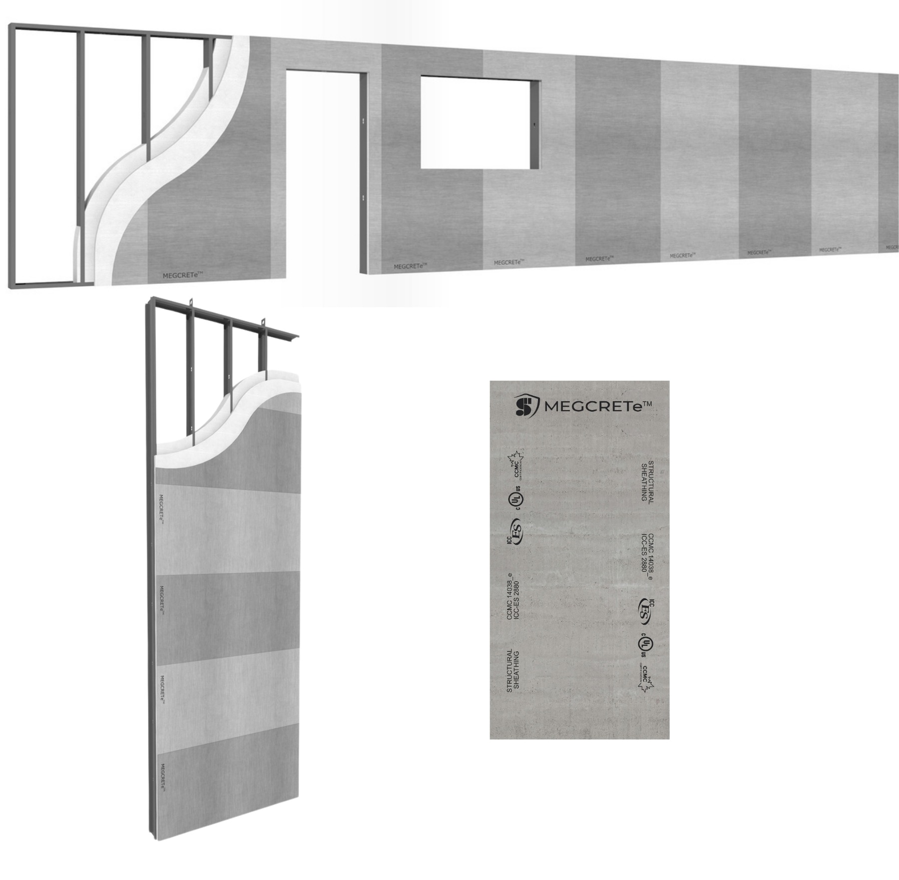 MEGCRETe Board to Build — JUMBO and TILT building systems with certified MgO panel